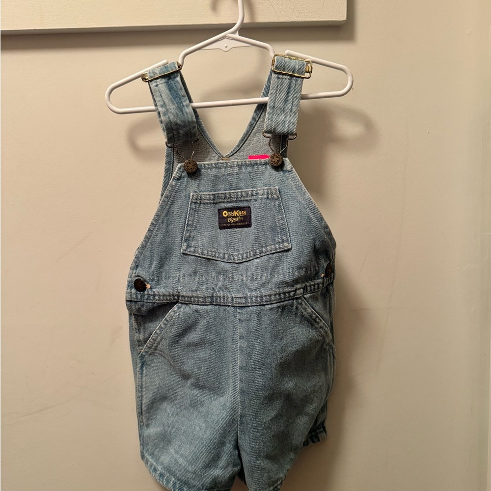 VINTAGE  OshKosh B'gosh Blue Classic Denim Overalls